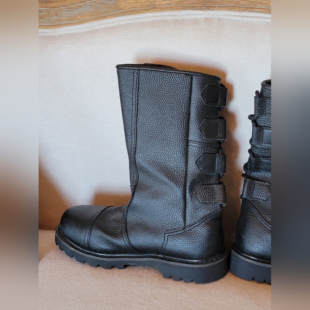 Andar Lace-up Boots Black Combat Steampunk Renaissance Cosplay - Worn Once! - Picture 9 of 10